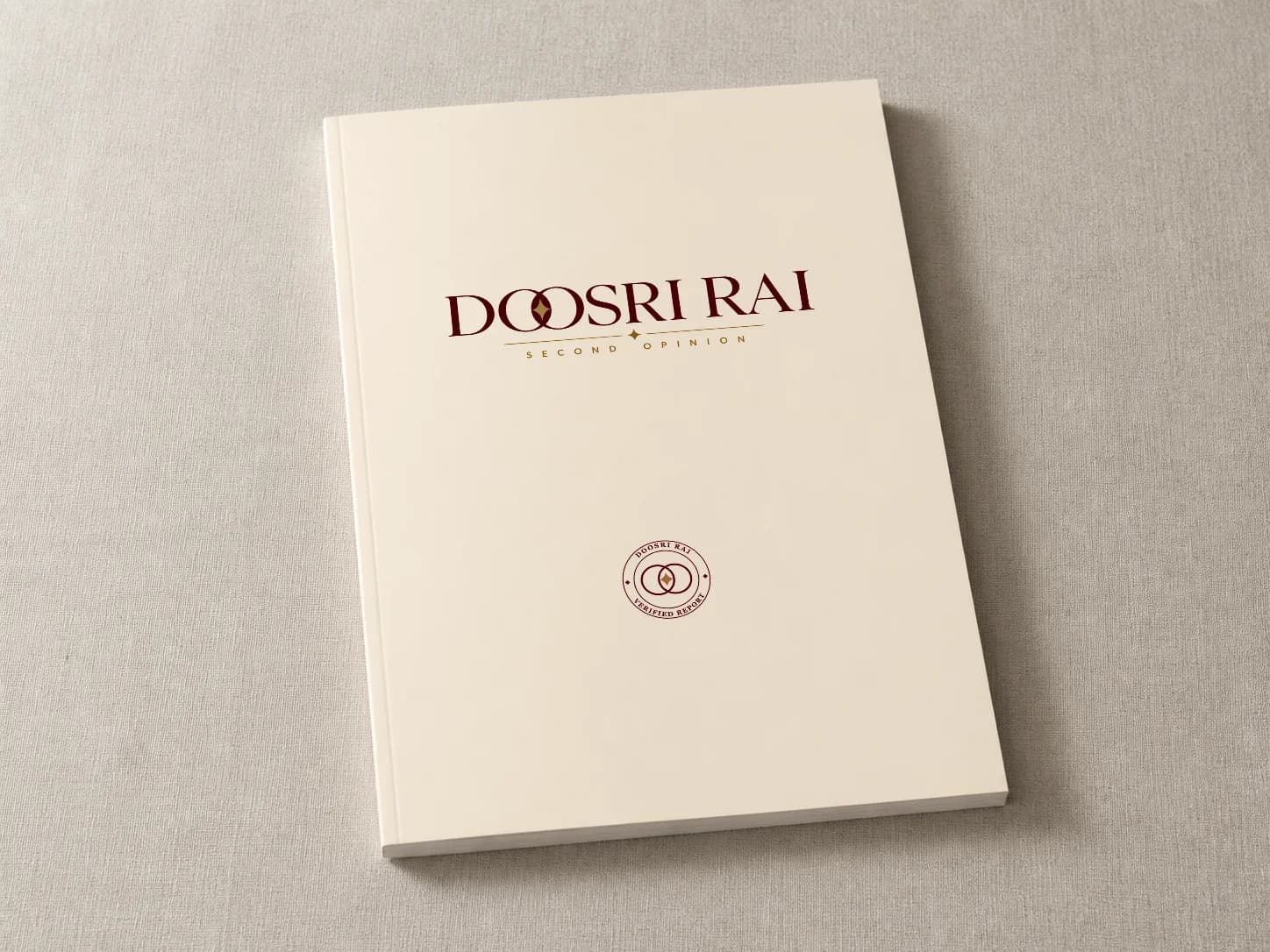 Cover and inside pages of the Doosri Rai sample report